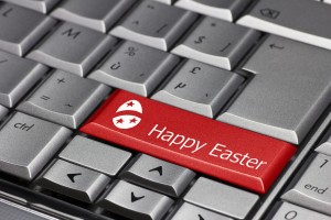 Computer Key - Happy Easter With Egg