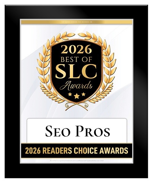 SEO Pros Wins Salt Lake City's Best SEO Company 2026 Readers Choice Award