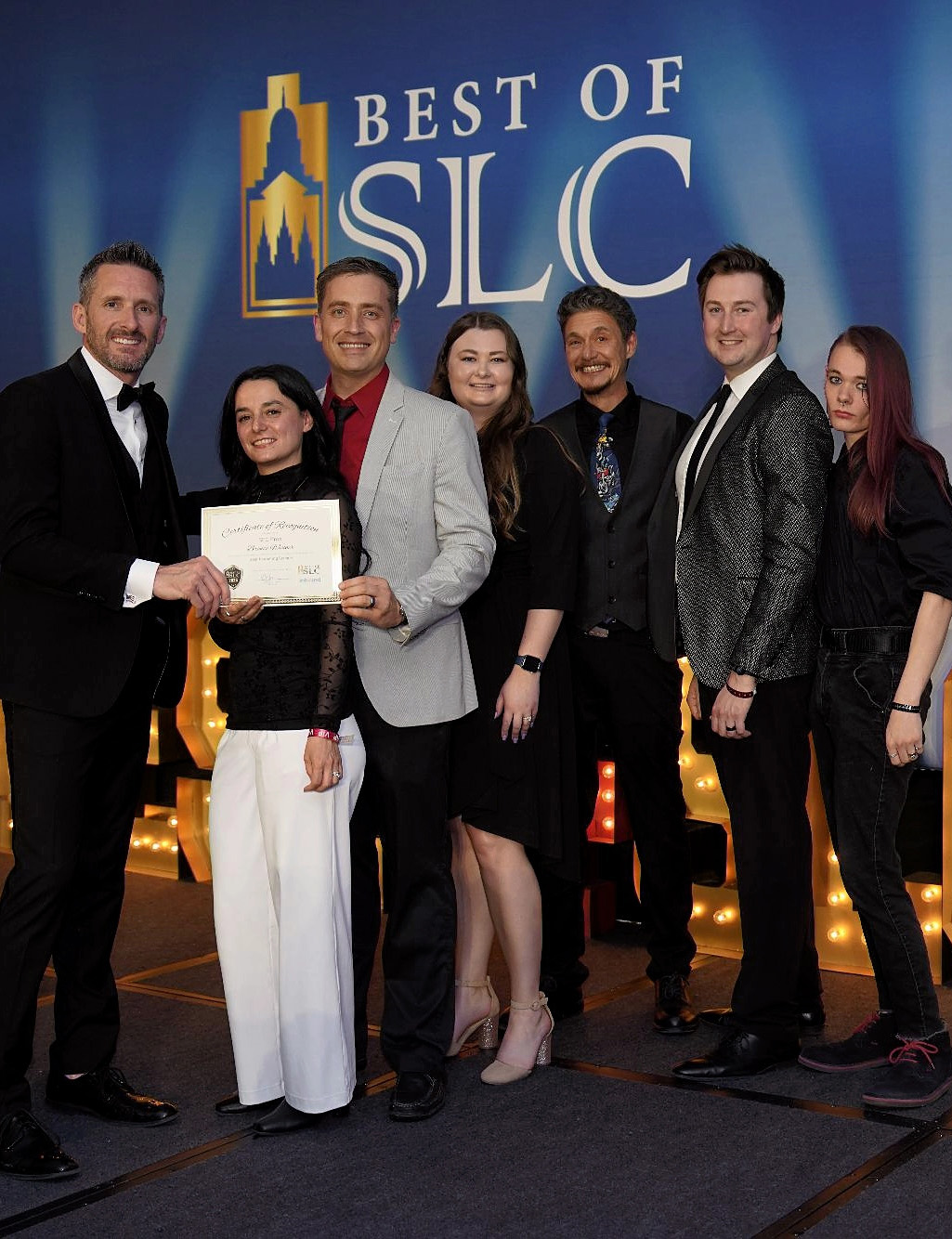 Receiving the Best of SLC award photo